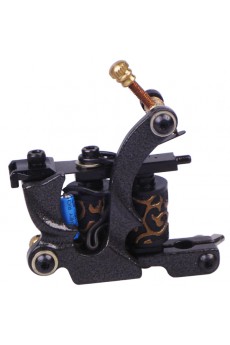 2 Tattoo Machine Guns with LED Mini Power Supply and 28 Colors