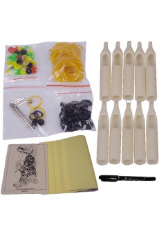 3 Professional Tattoo Machines Kit with 54 x 5ml Colors for Lining and Shading
