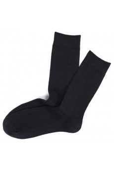 Gray Combed Cotton Men's Socks