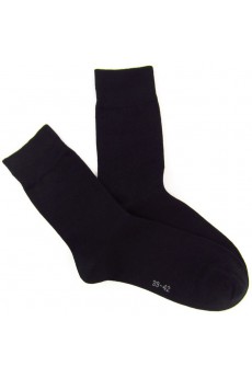 Black Men's Combed Cotton Socks