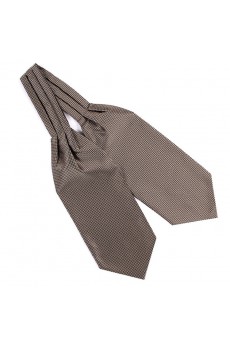 Men's Brown Microfiber Cravat