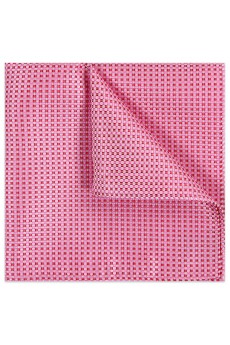 Men's Pink Microfiber Pocket Square  