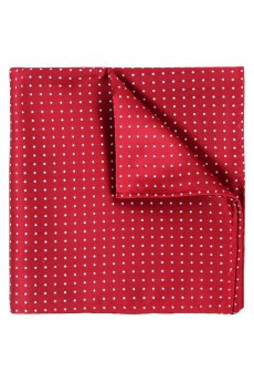 Men's Jujube Red Microfiber Pocket Square 