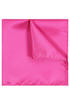 Men's Pink Microfiber Pocket Square 