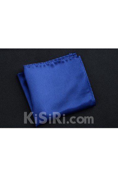 Blue Microfiber Pocket Square