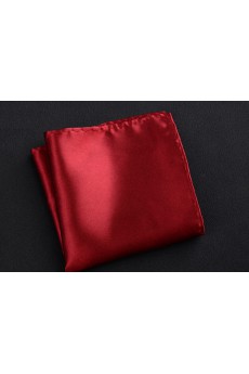 Red Microfiber Pocket Square