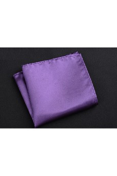 Purple Microfiber Pocket Square