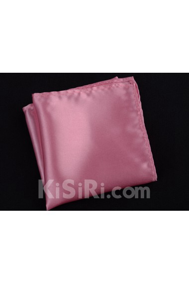 Pink Microfiber Pocket Square