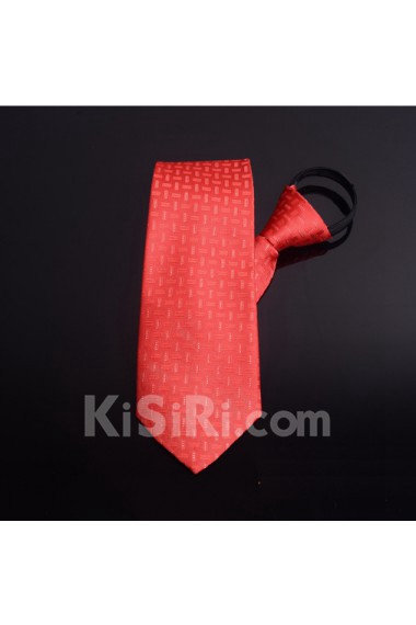 Red Floral Microfiber Necktie
