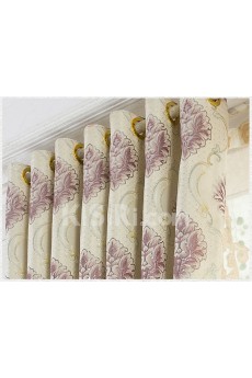 Floral Energy Saving Made to Measure Curtain (Two Panels)