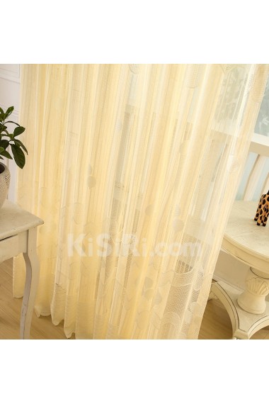 Solid Made to Measure Sheer Curtain (Two Panels)