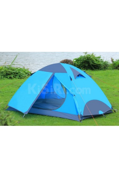 
Outdoor 2 Person Waterproof Camping Tent Aluminium Poles Double Tent Structure

