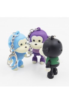 Personalized Small Pendant Little Monkey Keychain (A Pair)(Random Color)