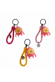 Cheap Bag Pendant LED Luminous Fart Peach Keychain (A Pair)(Random Color)