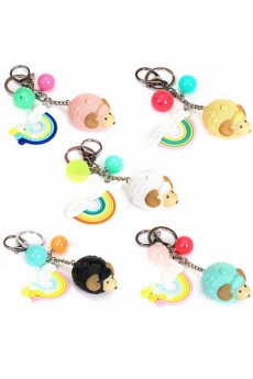 His and Hers Fashion Rotocast Sheep Keychain (A Pair)(Random Color)