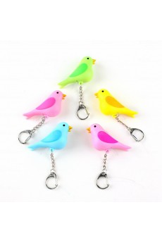 His and Hers Elegant Plastic Birds Keychain (A Pair)(Random Color)
