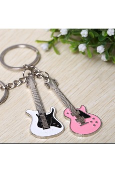 Couples Personalized Zinc Alloy Guitar Keychain (A Pair)