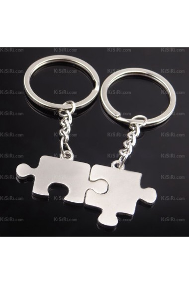 Couples Personalized Zinc Alloy Symbol Keychain (A Pair)