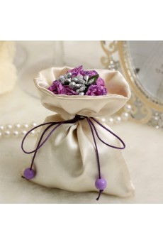Hand-made Flower Wedding Favor Bags (12 Pieces/Set)