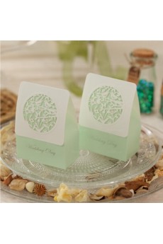 Classical Card Paper Wedding Favor Boxes (12 Pieces/Set)