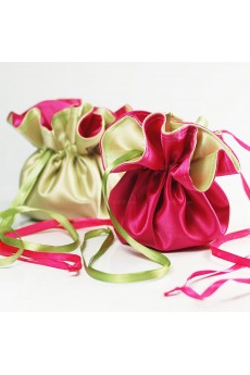 Ribbons Red Exquisite Wedding Favor Bags (12 Pieces/Set)