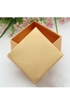 Elegant Gold Wedding Favor Boxes ( 12 Pieces / Set )