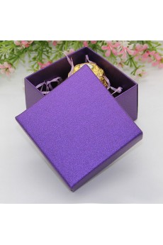 Dark Purple Wedding Favor Boxes Sales Online ( 12 Pieces / Set )