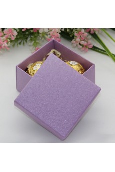 Light Purple Wedding Favor Boxes for Sale ( 12 Pieces / Set )