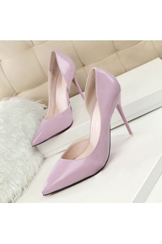 Women's Light Purple Stiletto Heel Party Shoes (High Heel)