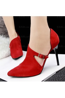 Women's Fashion Red Stiletto Heel Party Shoes (High Heel)