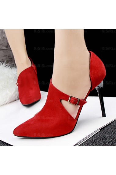 Women's Fashion Red Stiletto Heel Party Shoes (High Heel)