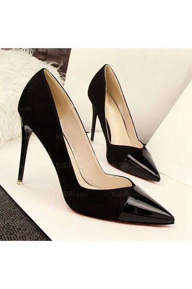 Cheap Black Stiletto Heel Prom Shoes (High Heel)
