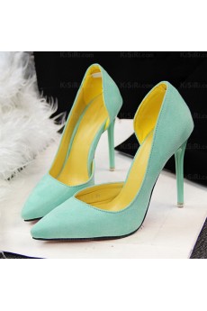 Best Light Green Stiletto Heel Prom Shoes (High Heel)