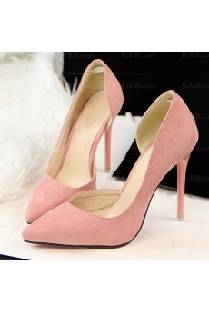 Ladies Fashion Pink Stiletto Heel Prom Shoes (High Heel)