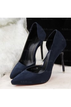 Best Sapphire Blue Stiletto Heel Prom Shoes (High Heel)