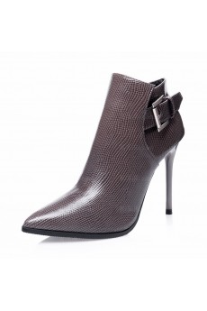 Ladies Cheap Grey Stiletto Heel Party Shoes (High Heel)