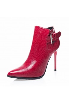 Discount Red Stiletto Heel Party Shoes (High Heel)