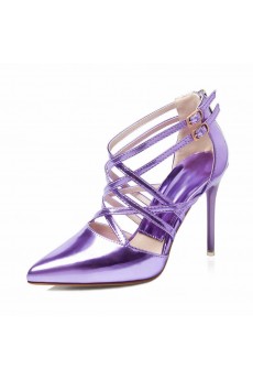 Ladies Fashion Purple Stiletto Heel Party Shoes (High Heel)