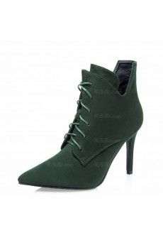 Ladies Fashion Green Stiletto Heel Party Shoes (Mid Heel)