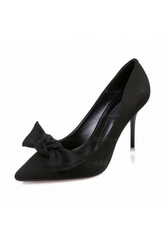 Ladies Best Black Stiletto Heel Party Shoes for Sale (High Heel)
