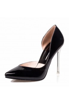 Ladies Fashion Black Stiletto Heel Party Shoes (High Heel)