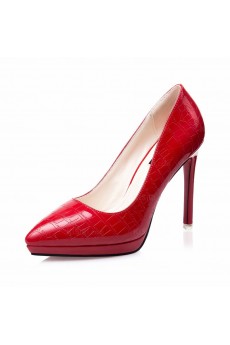Fashion Red Stiletto Heel Party Shoes for Sale (High Heel)