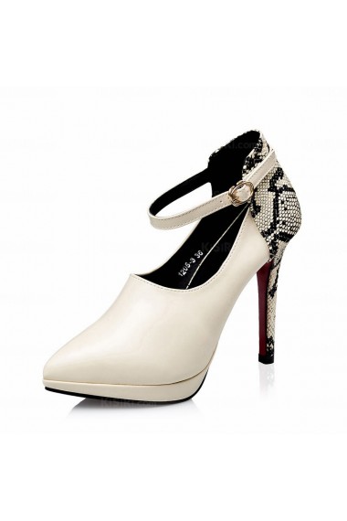 Ladies Best White Stiletto Heel Party Shoes (High Heel)