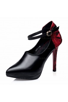 Best Black Stiletto Heel Party Shoes On Sale (High Heel)