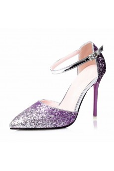 Fashion Purple Stiletto Heel Party Shoes (High Heel)