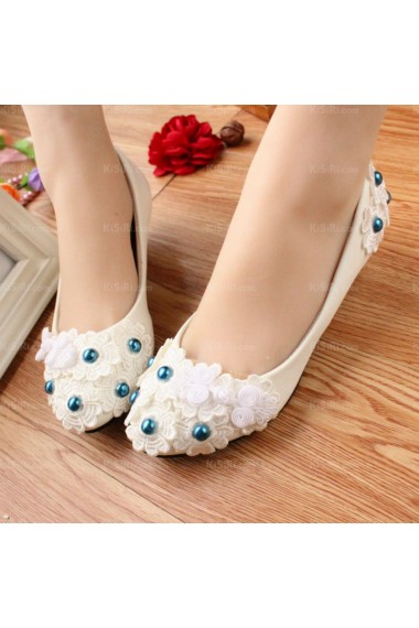 Fall Discount Wedding Bridal Shoes with Pearl