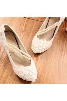 Spring Lace Bridal Wedding Shoes for Sale