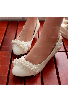 Spring White Lace Bridal Wedding Shoes for Sale