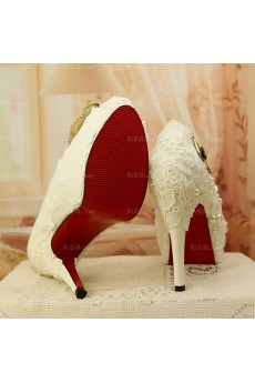 Perfect White Wedding Bridal Shoes for Sale 