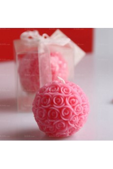 Discount Rose Flower Spherical Candle